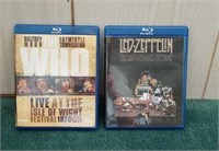Led Zeppelin and the who blu ray dvds