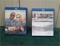 The Bucket List and Transsiberian dvds