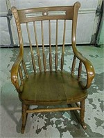 Small spindle back rocking chair