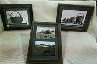 Farm picture & 2 basket pictures