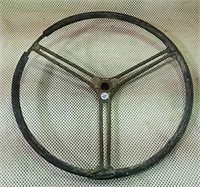 Vintage tractor steering wheel, 18" diameter