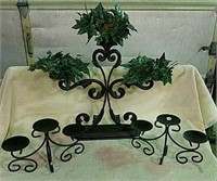 Metal candle holders (3)