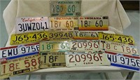 70s, 80s license plates