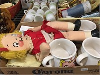 Campbell Soup items and doll