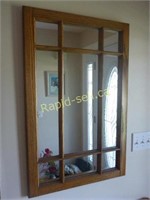 Wood Framed Wall Mirror