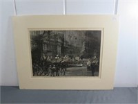1884 Democratic Convention, Matted, Engraving