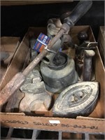 vintage items, wrench, sprayer