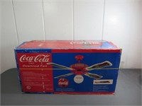 Coca Cola Down Rod Fan, NIB