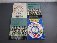 1970-1974 Milwaukee Brewers Score Books - F