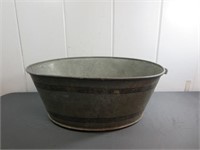 Oval Galvanized Bucket