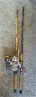 (2) Fishing Poles with Reels
