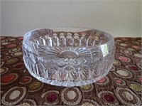 7.5" Glass Bowl Possible Lead Crystal - Heavy