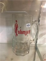 Slim Jim advertizing Tall Glass/Mug