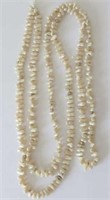 Vintage seed pearl 9ct gold spacer bead necklace
