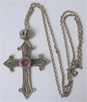 Sterling silver cross made in Jerusalem