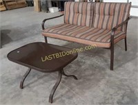 Patio Loveseat & Cocktail Table