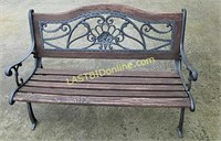Park Bench with Rose pattern