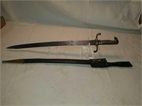 1860 short sword bayonet style brass grips double