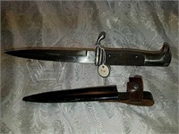 KS98 trench knife bayonet with Scabbard and 
frog
