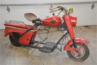 Incomplete vintage Cushman scooter (no title)
