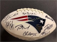 2017 New England Patriots signed football