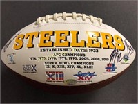 2017 team signed Pittsburgh Steelers ball