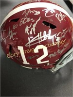 2016 Alabama Crimson Tide signed full size helmet