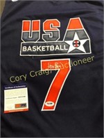 PSA authentic signed Dream Team jersey