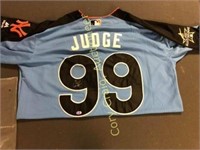 Signed Aaron Judge 2017 All Star jersey.
