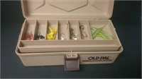 Old Pal Tackle Box With Supplies