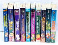 10 Disney VHS Tapes