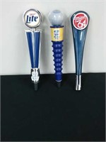 3 miller beer taps (new in box)