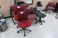 Lot - 8 assorted chairs