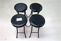 Set of 4 folding stools