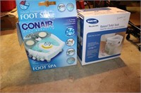 Raised Toilet Seat & a Foot Spa
