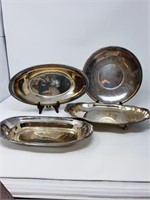 Silverplated Serving Pieces (4)