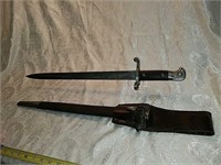 1887 MK2 UK bayonet with Scabbard and frog