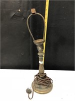 Antique Rusted Brass Lamp
