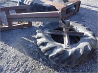 Rubber Tire Feed Pusher
