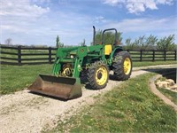 JD 5200 tractor MFWD 1700 hours, with JD 540