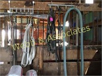 horse accessories and lunge lines and portable