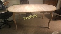 Beautiful Unfinished Wooden Dining Room Table