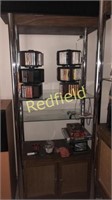 Shelf with Cabinet Space - Contents included