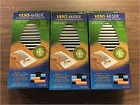 LOT OF 3 NEW VENT MISERS