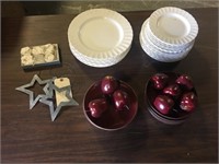 PLATES AND DECORATIVE LOT