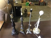 LOT OF 4 LAMPS