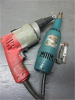 Pair of Makita and Milwaukee Power Tools
