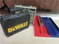 Group of Misc. Tools Boxes and Case