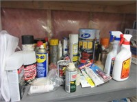 Lot of Workshop Solvents and Supply
