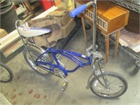 Vintage Blue Schwinn Stingray Bicycle